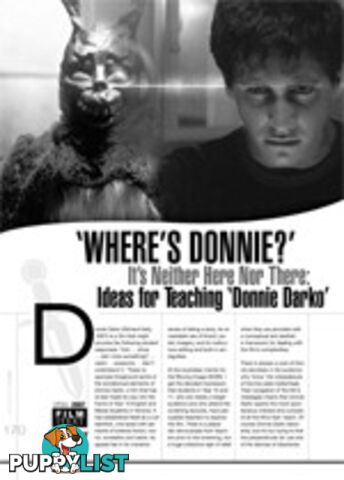 Where's Donnie? It's Neither Here Nor There: Ideas for Teaching Donnie Darko