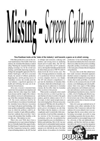 Missing: Screen Culture