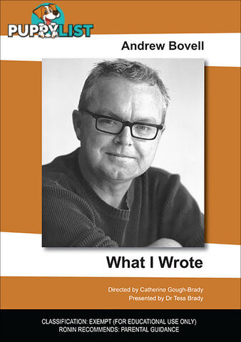 What I Wrote - Andrew Bovell