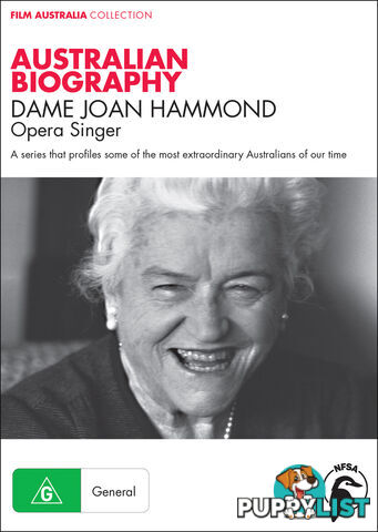 Australian Biography Series - Dame Joan Hammond (3-Day Rental)