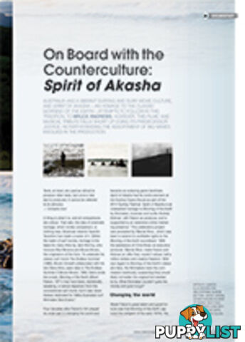 On Board with the Counterculture: Spirit of Akasha