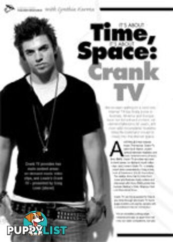 It's About Time, It's About Space: Crank TV