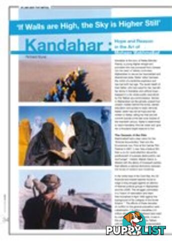 Kandahar: Hope and Reason in the Art of Mohsen Makhmalbaf