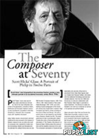 The Composer at Seventy: Scott Hicks' Glass: A Portrait of Philip in Twelve Parts