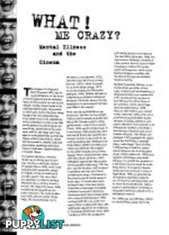 What! Me Crazy? Mental Illness and the Cinema