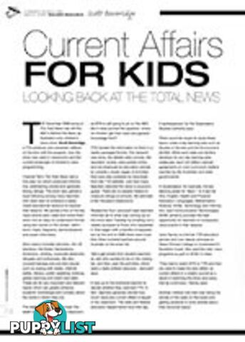 Current Affairs for Kids: Looking Back at The Total News