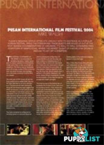 Pusan International Film Festival 2004; How Many Borders Must We Cross to Reach Home? Angelopoulos at Pusan