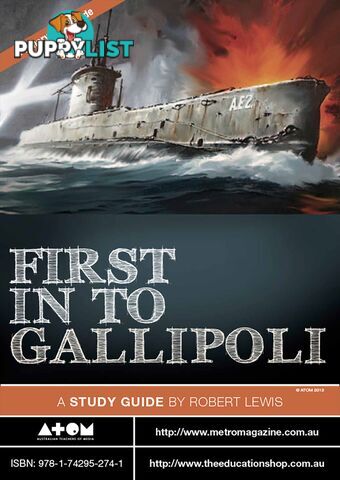 First In to Gallipoli (Primary-Level  Study Guide)