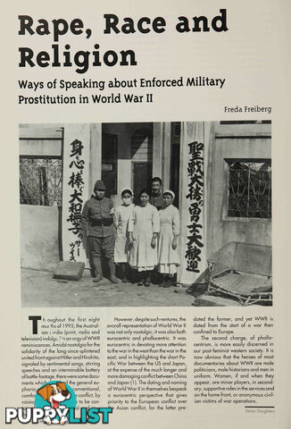 Rape, Race and Religion: Ways of Speaking about Enforced Military Prostitution in World War II