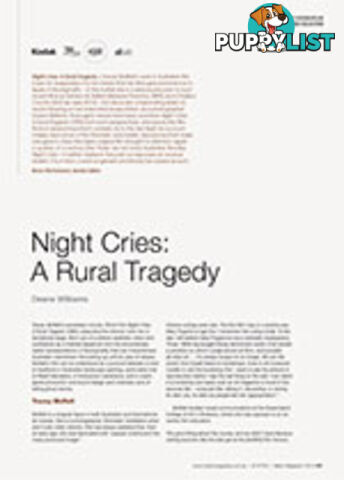 NFSA's Kodak/Atlab Cinema Collection: Night Cries: A Rural Tragedy