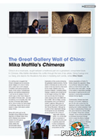 The Great Gallery Wall of China: Mika Mattila's Chimeras