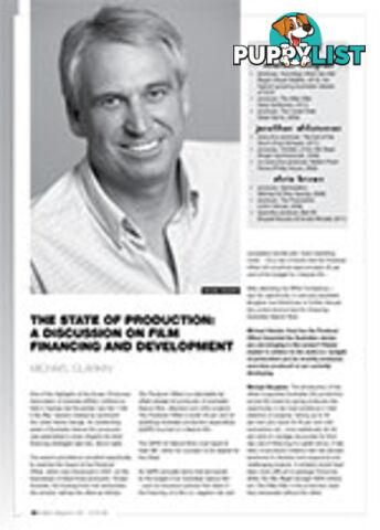 The State of Production: A Discussion on Film Financing and Development