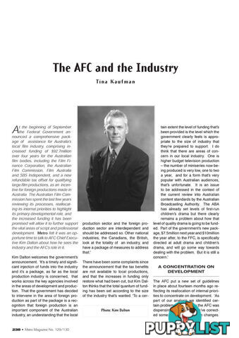 The AFC and the Industry