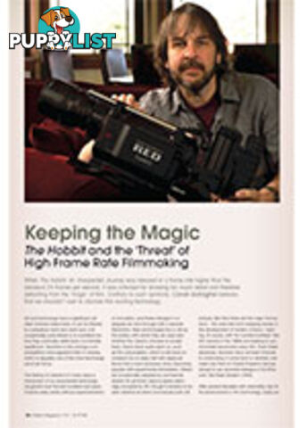 Keeping the Magic: The Hobbit and the 'Threat' of High Frame Rate Filmmaking