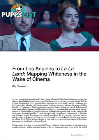 From Los Angeles to 'La La Land': Mapping Whiteness in the Wake of Cinema