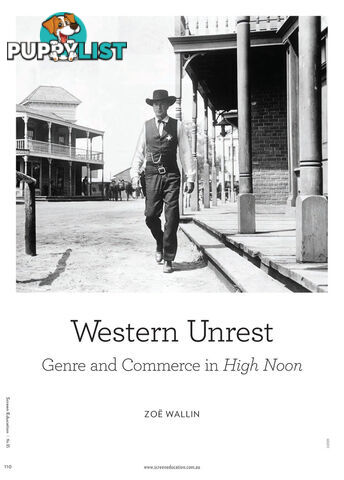 Western Unrest: Genre and Commerce in 'High Noon'