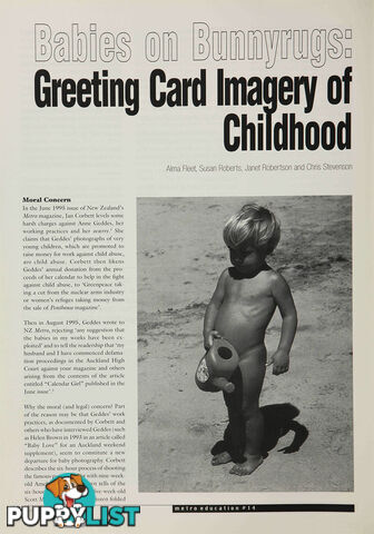 Babies on Bunnyrugs: Greeting Card Imagery of Childhood