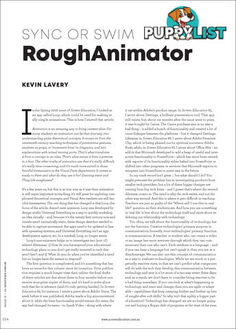 Sync or Swim: RoughAnimator