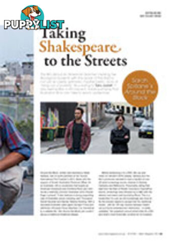 Taking Shakespeare to the Streets: Sarah Spillane's Around the Block