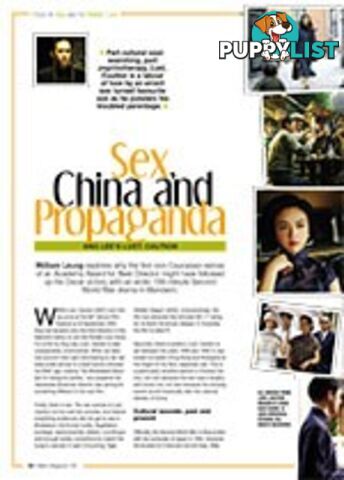 Sex, China and Propaganda: Ang Lee's Lust, Caution