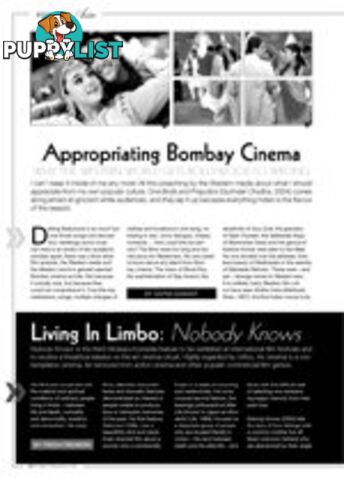 Living in Limbo: Nobody Knows, Appropriating Bombay Cinema: Why the Western World Gets Bollywood so Wrong?