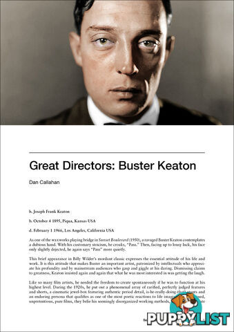 Great Directors: Buster Keaton