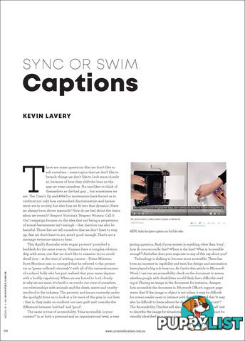 Sync or Swim: Captions