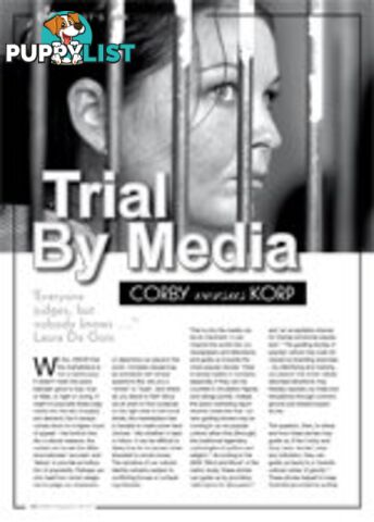 Trial By Media: Corby Versus Korp