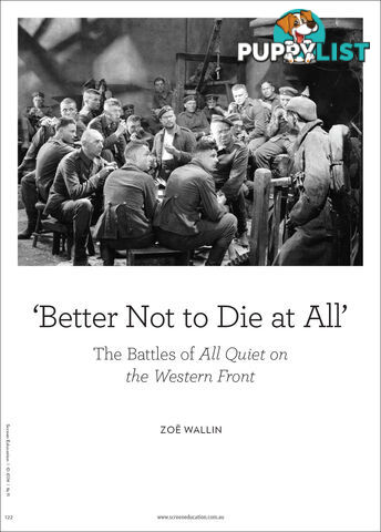 'Better Not to Die at All': The Battles of 'All Quiet on the Western Front'