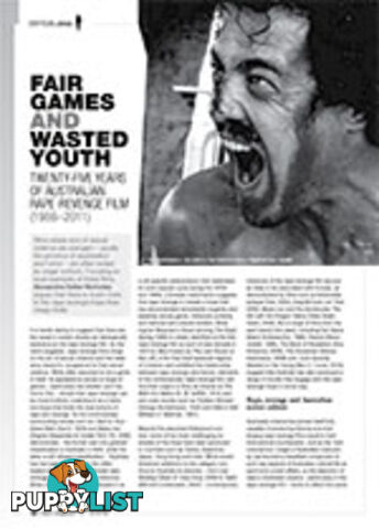 Fair Games and Wasted Youth: Twenty-five Years of Australian Rape-Revenge Film (1986-2011)