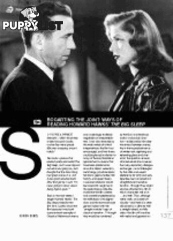 Bogarting the Joint: Ways of Reading Howard Hawks' 'The Big Sleep' (Film As Text)