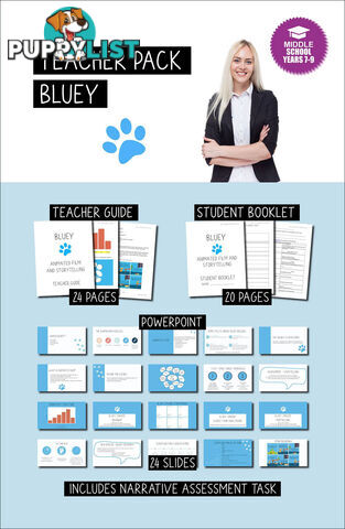 Bluey (Teacher Pack for Middle School [Years 7-9])