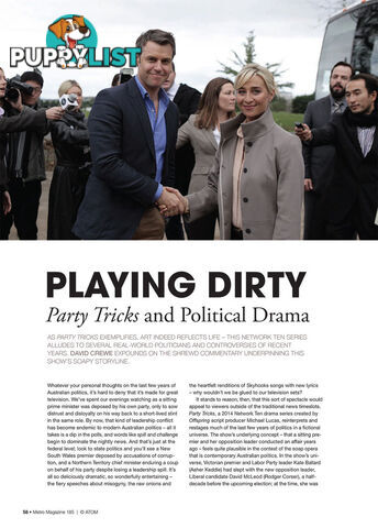 Playing Dirty: Party Tricks and Political Drama