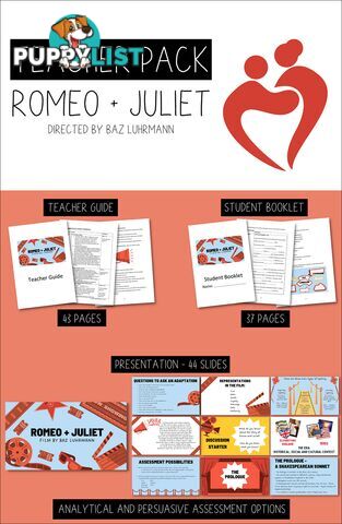 William Shakespeare's Romeo + Juliet (Teacher Pack)