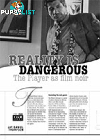 Reality is Dangerous: The Player as Film Noir