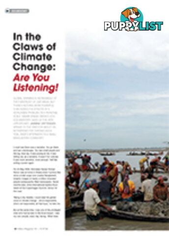 In the Claws of Climate Change: Are You Listening!