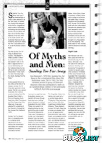 Of Myths and Men: Sunday Too Far Away