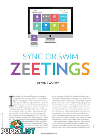 Sync or Swim: Zeetings