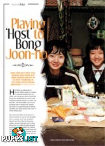 Playing Host to Bong Joon-ho