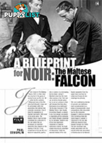 A Blueprint for Noir: The Maltese Falcon