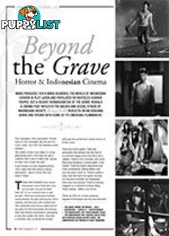 Beyond the Grave: Horror and Indonesian Cinema