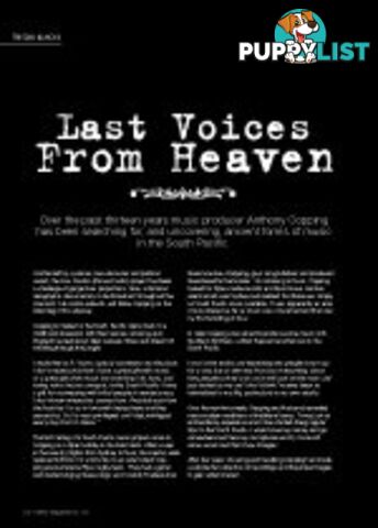 Last Voices From Heaven