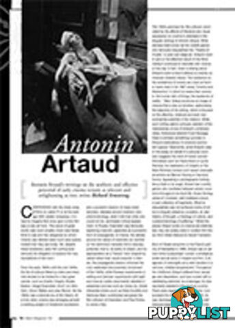 Scribes on Screen: Antonin Artaud