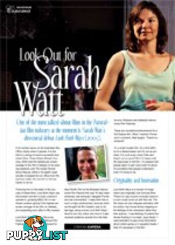 Look Out for Sarah Watt