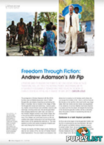 Freedom Through Fiction: Andrew Adamson's Mr Pip