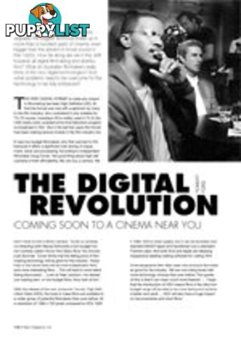 The Digital Revolution Coming Soon to a Cinema New You