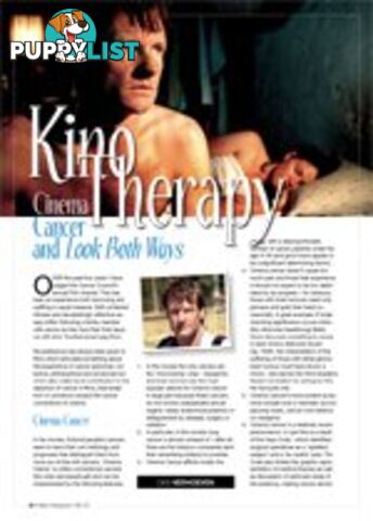 Kino Therapy: Cinema Cancer and Look Both Ways