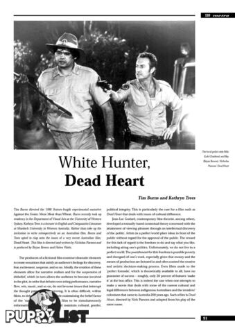 White Hunter,' Dead Heart'