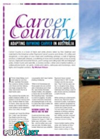 Carver Country: Adapting Raymond Carver in Australia