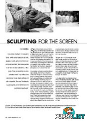 Sculpting for the Screen (Visual Effects Special Feature)